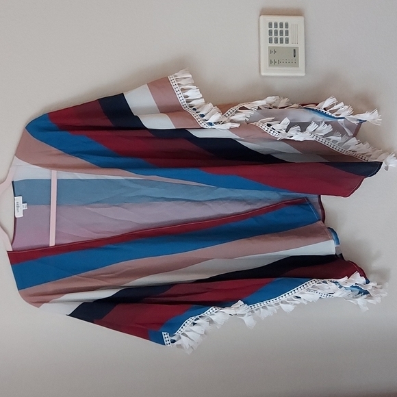Umgee Other - STRIPED Shaw with Tassels